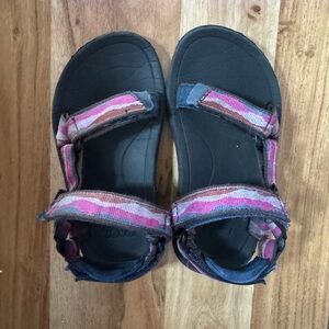 Teva Kids Sandals - Black and Pink